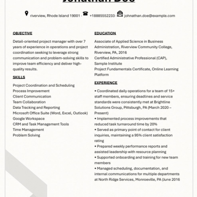 Executive Framework Resume (V1.0) — Template Only (Copy)
