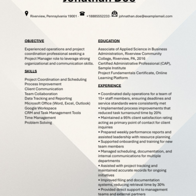 Frostline Prism Resume Template (V1.0) — Template Only
