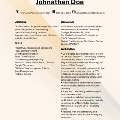 Prism Flow Resume (V1.0) — Template Only (Copy)